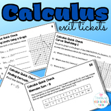 Calculus AB Quick Checks or Exit Tickets