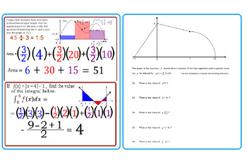 Preview of Calculus AB notes, hw, warm ups and practice quizzes