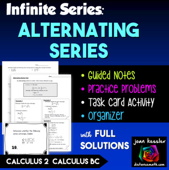 Preview of Calculus BC  Alternating Series Test for Convergence