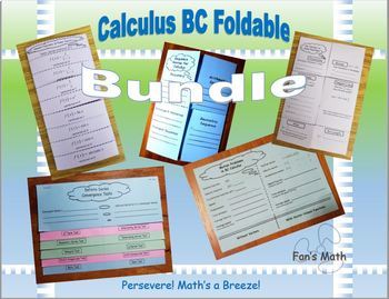 Preview of Calculus BC Foldables Bundle