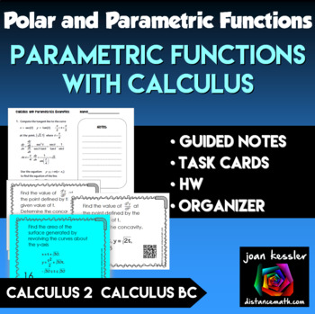 Preview of Parametric Equations - Vector Valued Functions with Calculus