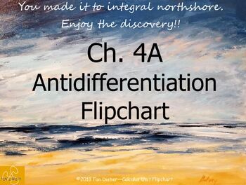 Preview of Calculus Ch. 4A: Antidifferentiation Unit Flipchart