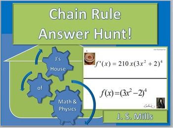 Preview of Calculus Chain Rule Answer Hunt