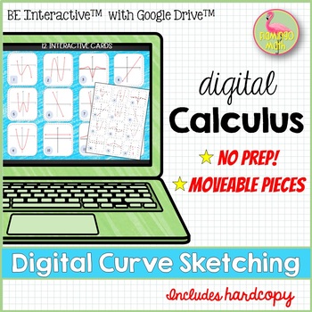 Preview of Digital Curve Sketching Activity for Google Slides™ Distance Learning