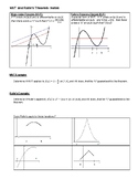 Calculus: Curve Sketching  Notes and HW