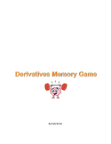 Calculus Derivative Memory Game