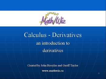 Preview of Calculus - Derivatives