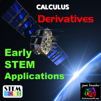 Preview of Calculus Derivatives Early STEM Real World Applications