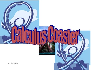 Preview of Calculus Derivatives Project: The Calculus Coaster