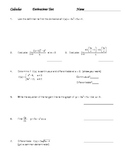 Calculus Derivatives Test