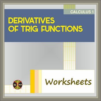 Derivatives Trig Functions Worksheets Teaching Resources Tpt