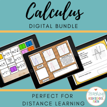 Preview of Calculus Digital Bundle - Perfect for Distance Learning