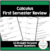 Calculus First Semester Review