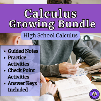 Preview of Calculus Full Year Course Growing Bundle