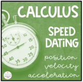 Calculus Horizontal Motion Position Velocity Acceleration 