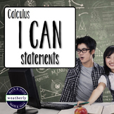 CALCULUS - I CAN Statements . Mini Posters