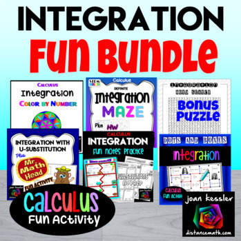 Preview of Calculus Integration Bundle of Fun