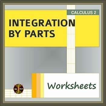 Preview of Integration by Parts - 2 WS (16 problems, detailed solutions)-Distance Learning