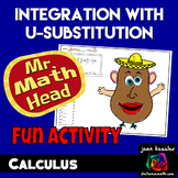 Calculus Integration by u-Substitution  Mr. Math Head Activity