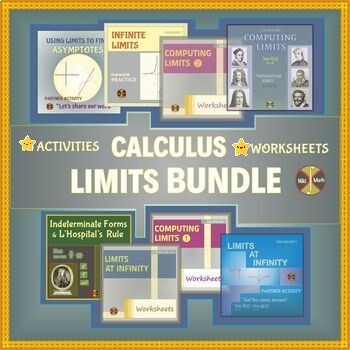 Preview of Evaluating LIMITS Analytically, Infinite Limits & Limits at Infinity - BUNDLE