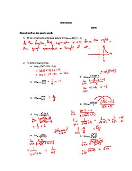 finding limits calculus practice problems