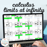 Calculus Limits At Infinity Digital Self Checking Maze
