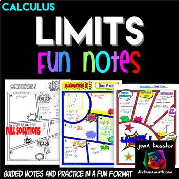Preview of Calculus Limits FUN Notes