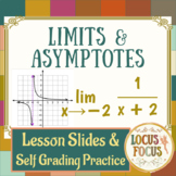 104 Limits with Infinity: Vertical Horizontal Asymptotes E