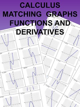 Preview of Calculus Matching Graphs of Functions with their Derivatives