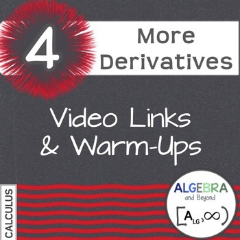 Preview of Calculus: More Derivatives - Warm-Ups