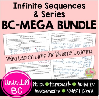 Preview of Infinite Sequences and Series MEGA Bundle (BC Calculus - Unit 10)