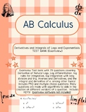 Calculus: Natural Log and e, Derivatives and Integrals