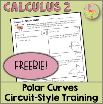 Preview of Polar Curves Circuit-Style Freebie