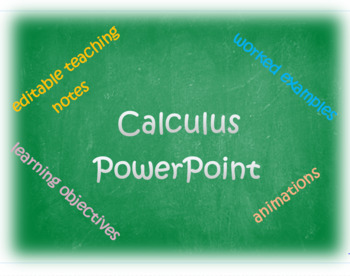 Preview of Calculus PowerPoint Pack