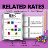 Calculus: Related Rates Math Bingo Review Game