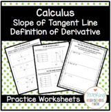 Calculus Sign of the Derivative and Limit Definition of De