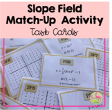 Calculus Slope Field Match Up Activity (Unit 7)
