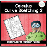 Calculus Super Secret Number Puzzle Curve Sketching Two