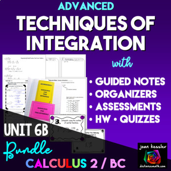 Preview of Calculus BC Calculus 2 Advanced Techniques of Integration Bundle