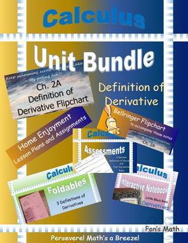 Preview of Calculus Unit Bundle 2A: Definition of Derivative