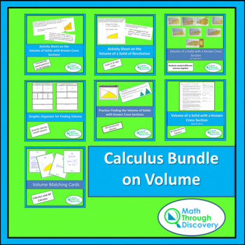 Preview of Calculus - Volume Bundle