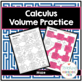 Calculus Volume Practice Maze