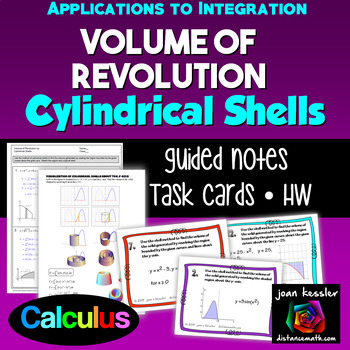 Preview of Calculus Volume of Revolution Cylindrical Shells
