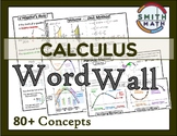 Calculus Word Wall