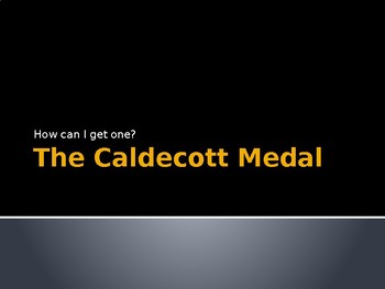 Preview of Caldecott Medal Introduction for Elementary