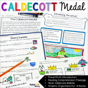 Preview of Caldecott Medal - PRINT and DIGITAL Activities