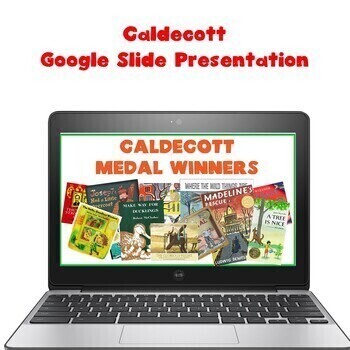 Preview of Caldecott Medal Winners Presentation Google Slides NO PREP - UPDATED