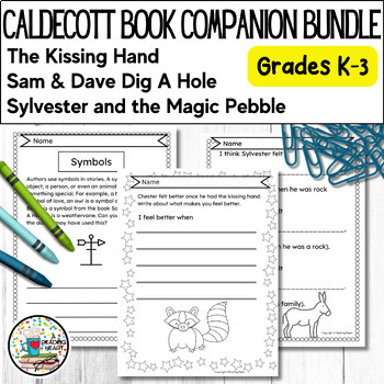 Preview of Caldecott Winners Book Companions Bundle Grades K-3 {Print and Digital}