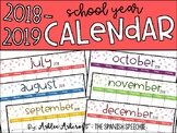 Calendar 2018-2019 School Year - English Version