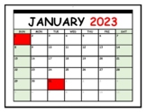 Calendar 2023 - fully editable